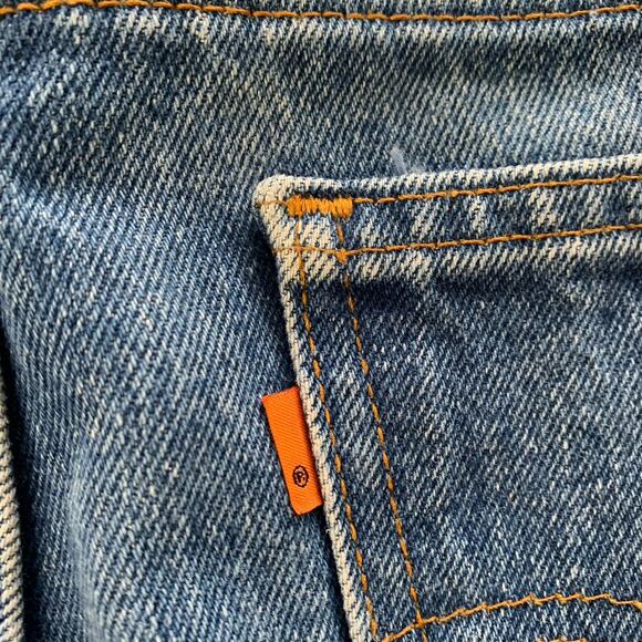 Vintage Levi's 506 Orange Tab Denim Jeans Made in USA Straight Mens Size 40x30 - Picture 5 of 16